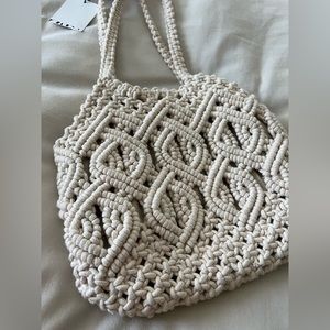 Zara Woven Casual Style Handbag